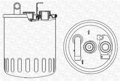 MAGNETI MARELLI 213908509000 -  Топливный фильтр